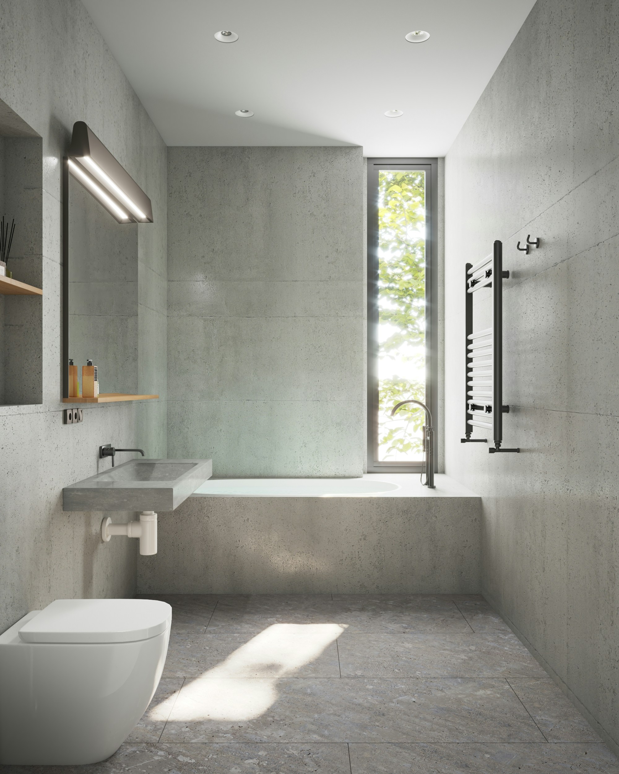 Modernes Badezimmer